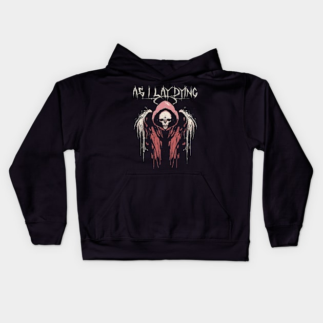 as i lay dying halloween Kids Hoodie by potato cast